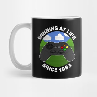 40th Birthday Gamer Winning At Life Since 1983 Mug